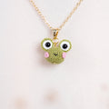 Crochet Frog Pendant Necklace