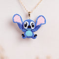 Crochet Stitch Pendant Necklace
