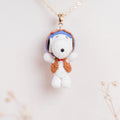 Crochet Snoopy Pendant Necklace
