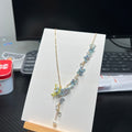 Crochet Flower Pendant Necklace
