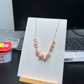 Crochet Flower Cluster Necklace