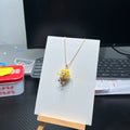 Crochet Sponge Character Pendant Necklace