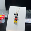 Crochet Mouse Pendant Necklace